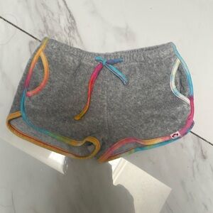 Appaman Terry Shorts with tie-dye trim ￼